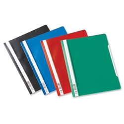 Clear View Folder Black Ref 257001 [Pack